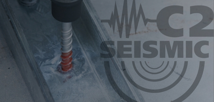 The shallowest C2 seismic concrete Screw-Bolt® in Australia