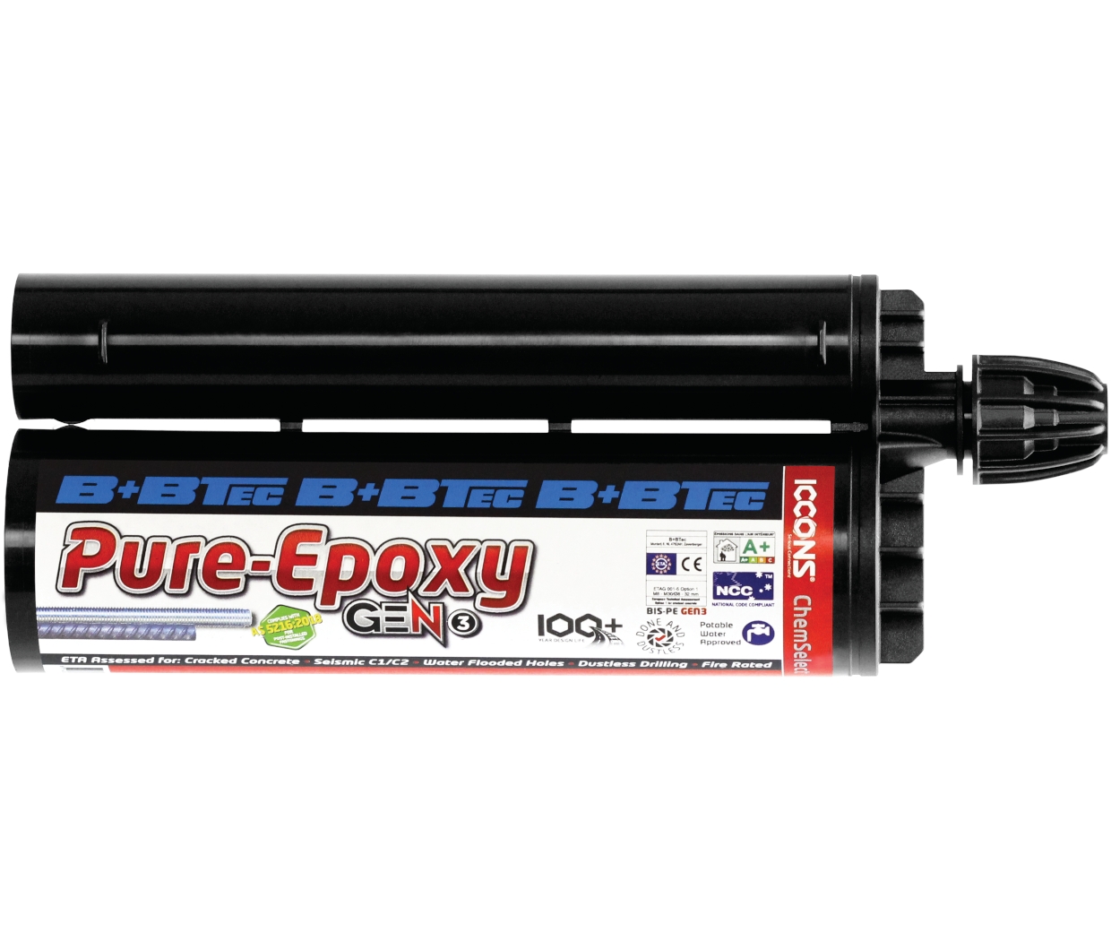 EPOXY PURE 440ML CART INC NOZZLES